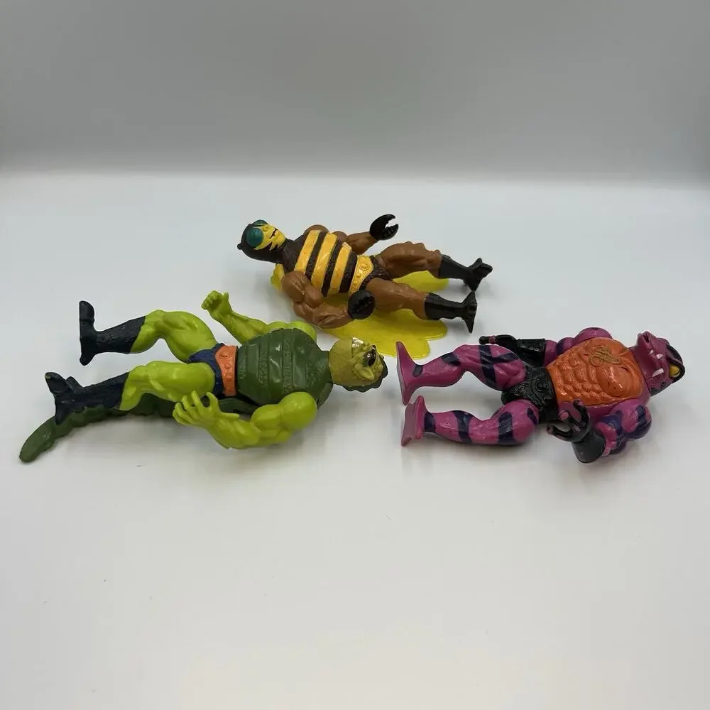 Masters of The Universe Vintage Action Figure Lot Buzz-off Tung Lashor Whiplash